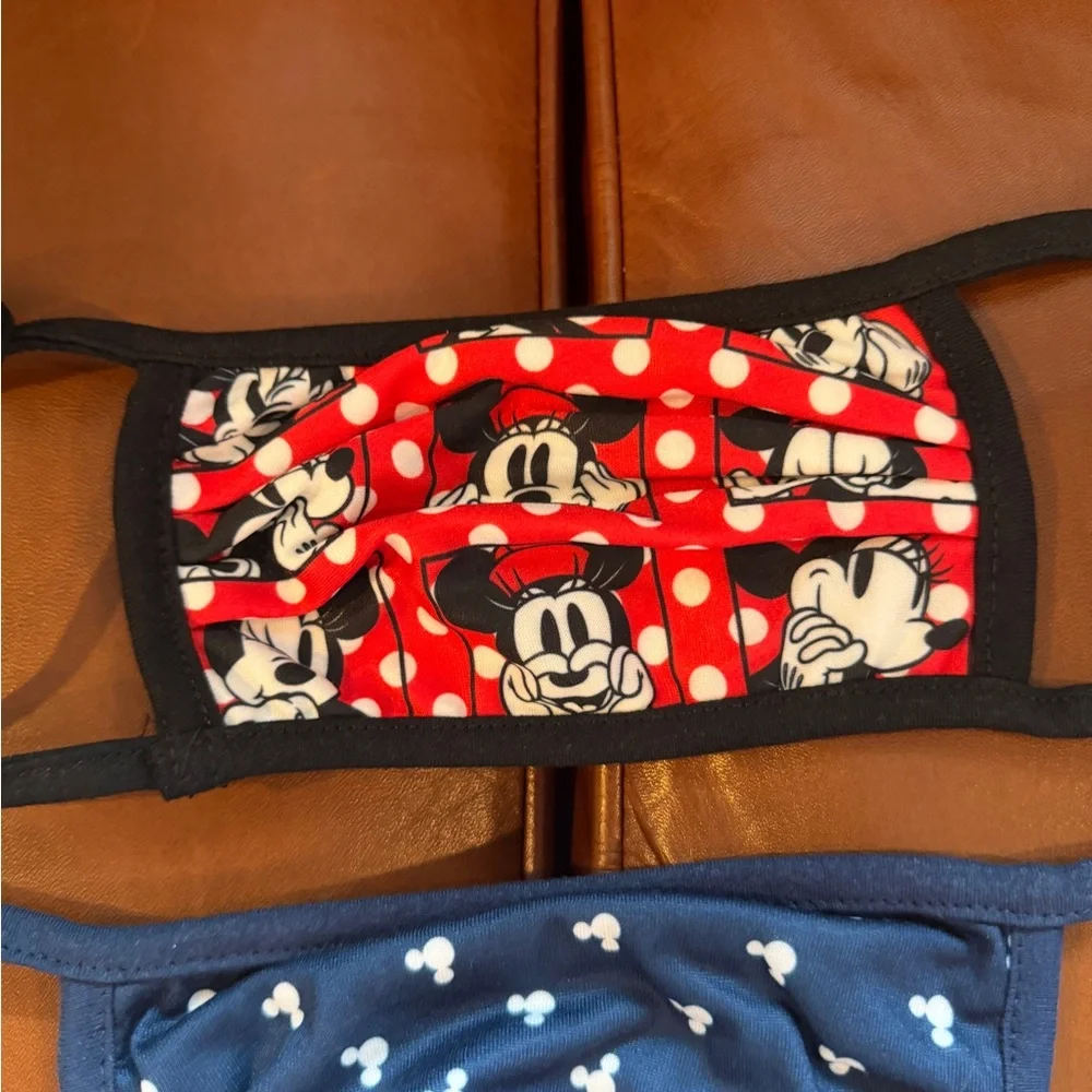 Disney New Kids Large Face Mask Collection - Red, Blue, and Multicolor